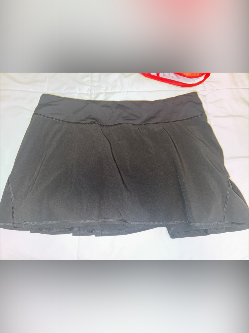 lululemon athletica Black Athletic Skort with Built-In Shorts